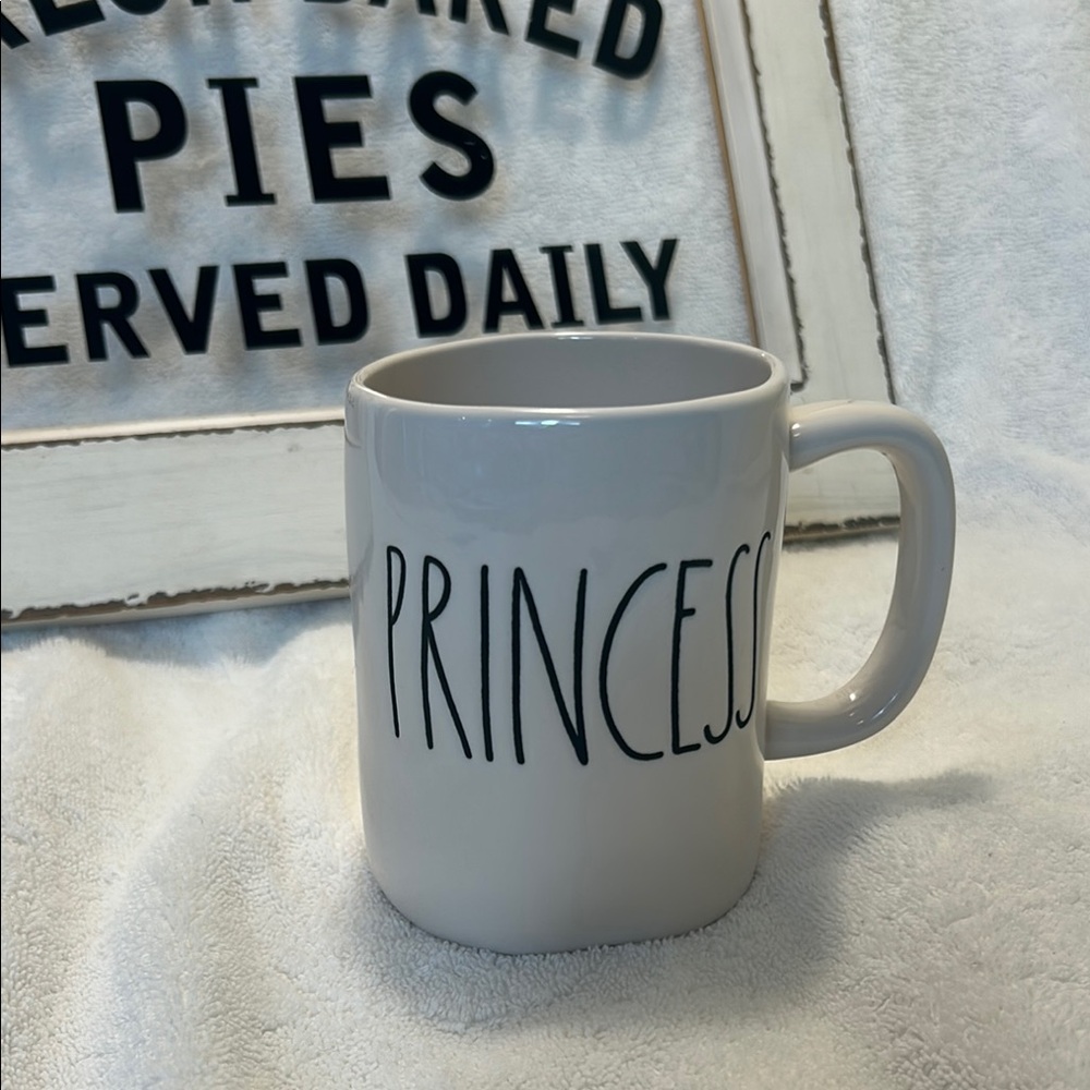 Rae Dunn Princess Mug - White